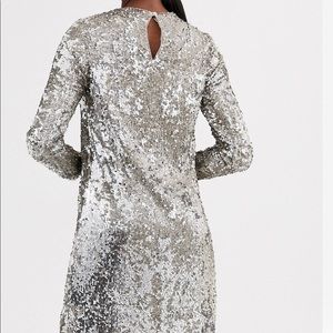 ASOS Sequin dress, never worn NWT.